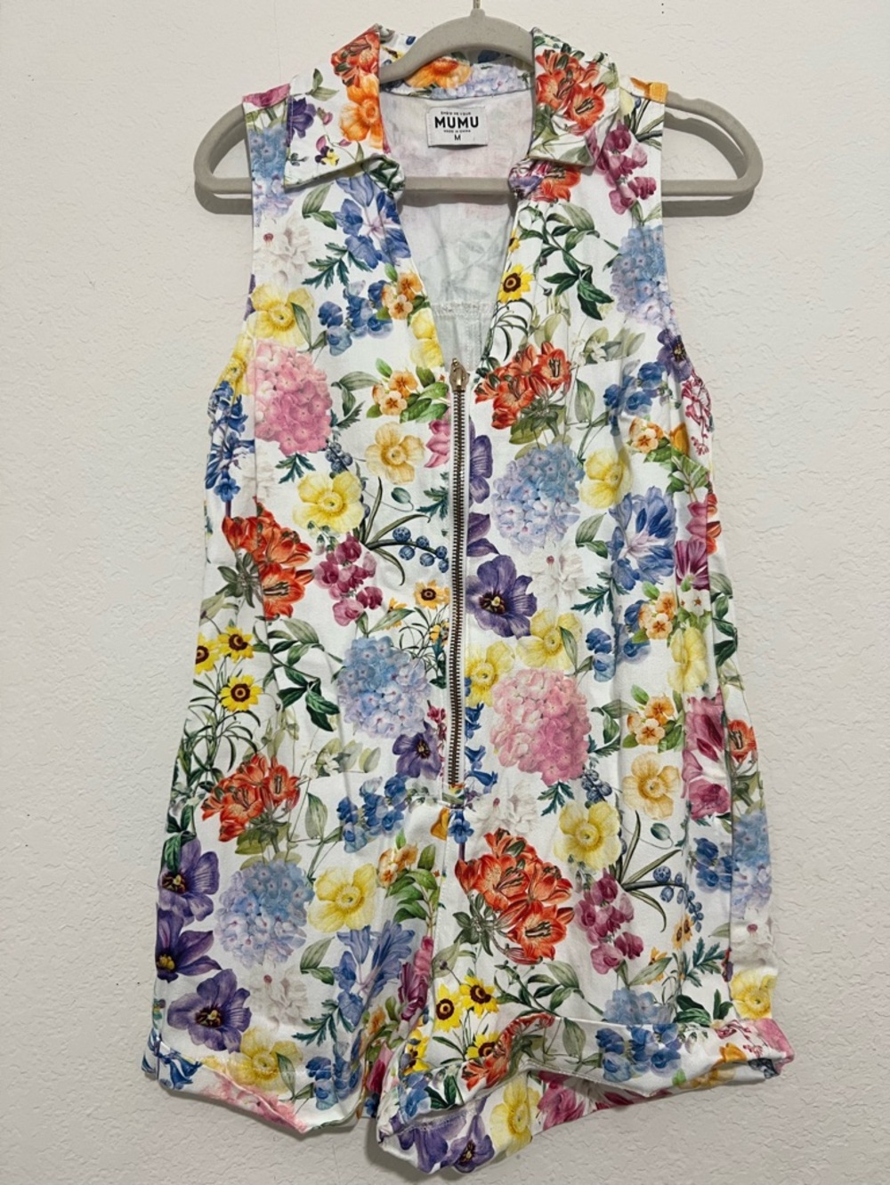 Show me your mumu floral 100% cotton romper - Picture 3 of 6